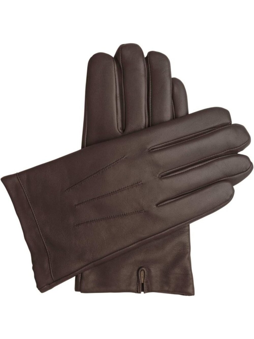 Classic Leather Cashmere-Lined Gloves for Men | Warm Winter Accessories